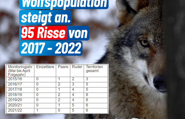 Anfrage zum Wolfsmanagement im Landkreis Uelzen vom 03.05.2022
